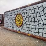 نمای مدرن با سیمان