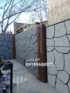 باغ و ویلا با سنگ و چوب