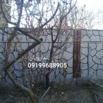 نمای سنگ و چوب
